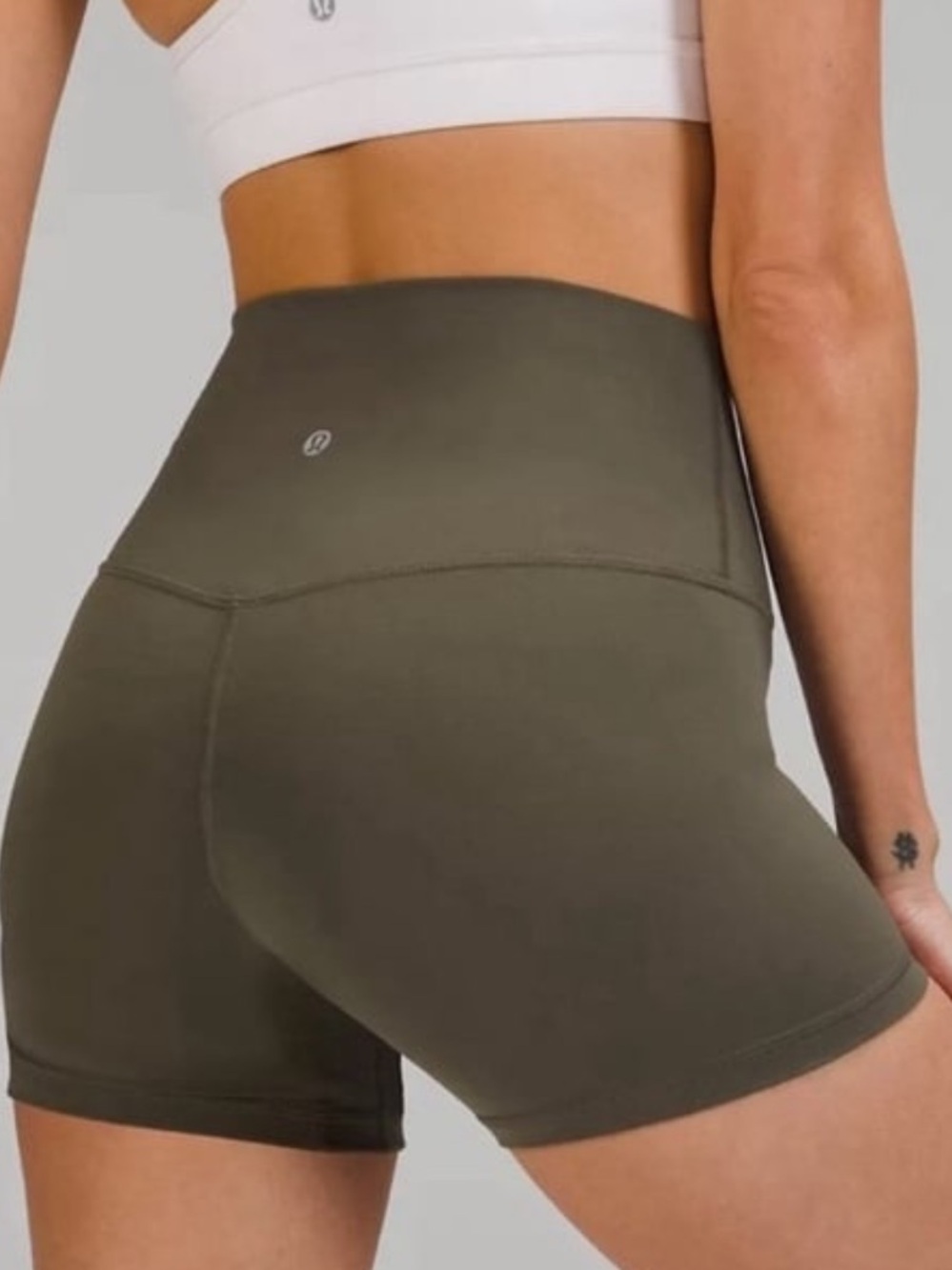 Lululemon align shorts olive green size 2